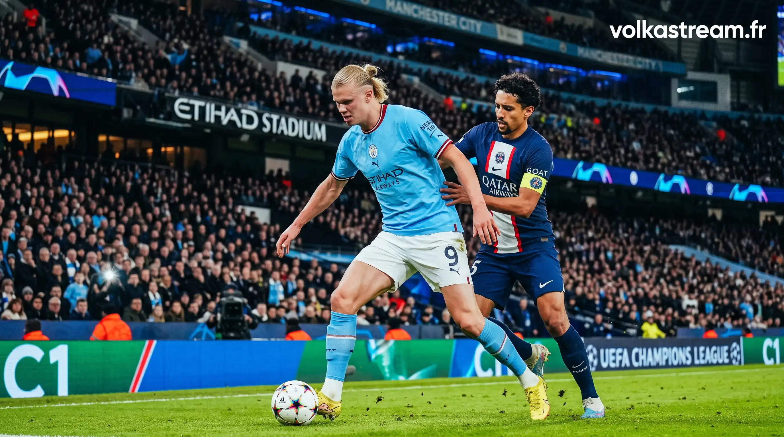 Image d'illustration pour Manchester City - PSG : Choc titanesque à l'Etihad pour la 2ème journée de Ligue des Champions